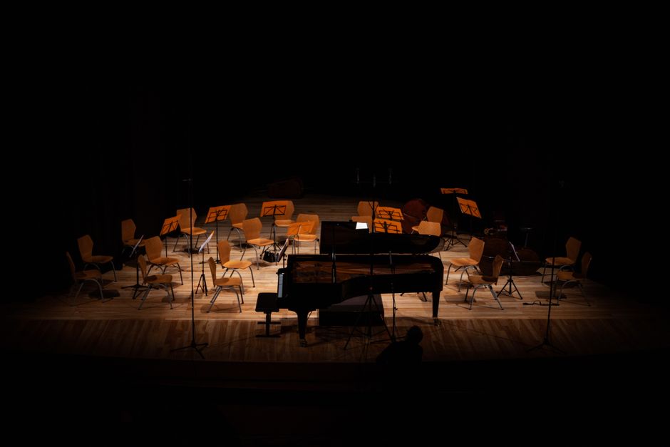 Concertzaal van het Concertgebouw Amsterdam tijdens een optreden